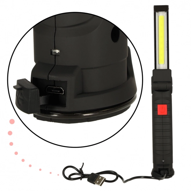 USB robocza lampka LED z magnesem i akumulatorem