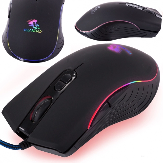 Przewodowa optyczna mysz gamingowa RGB