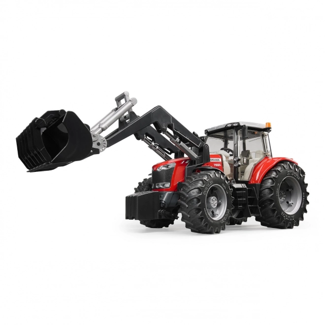 Traktor Bruder Massey Ferguson 7624 z przednim ładowaczem