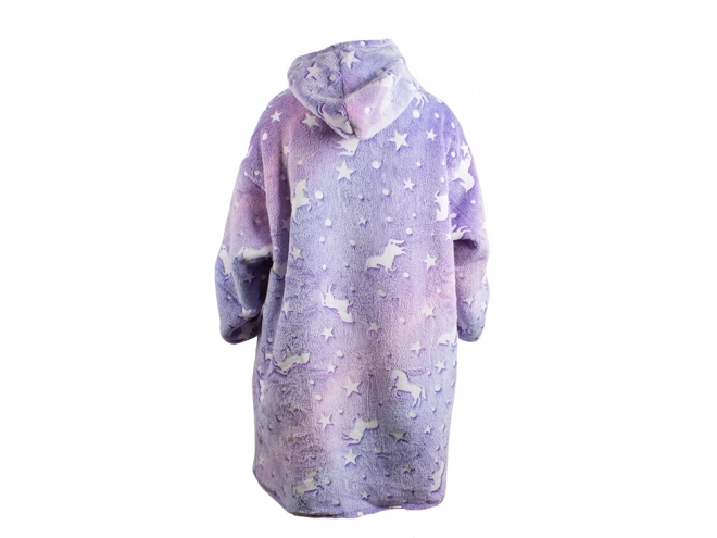 Ciepła oversize flanelowa bluza z grubym polarem