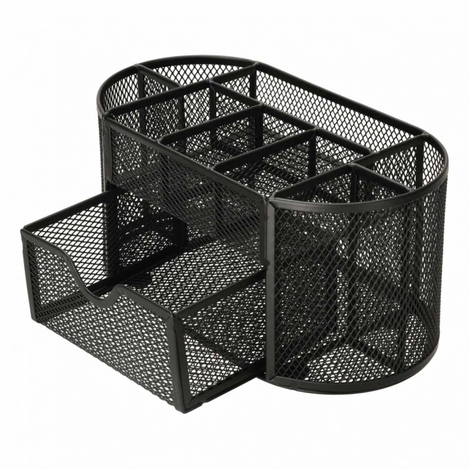 Organizer na biurko metalowy z 9 przegrodami