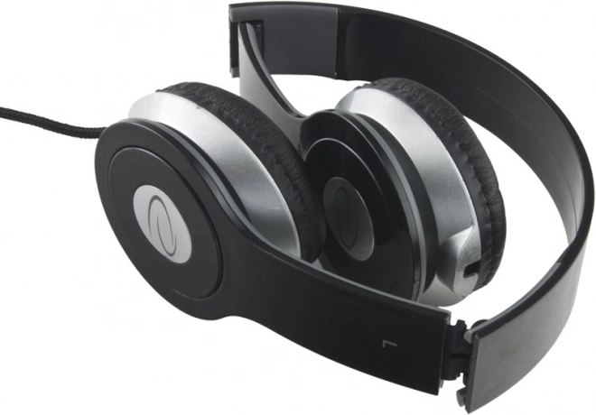 Słuchawki stereo audio Techno czarne