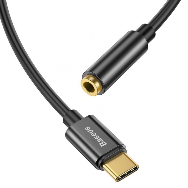 Adapter dźwiękowy Baseus L54 USB-C mini jack 3,5 mm - czarny