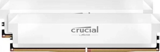 Pamięć DDR5 Crucial Pro Overclocking 32GB 6000MHz biała