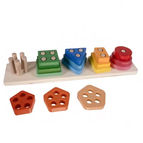 Kruzzel drewniany sorter puzzle 22492