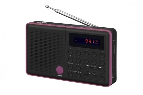 Radio Pliszka USB FM czarne