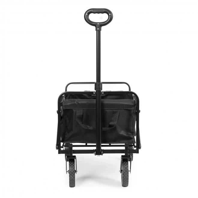 ModernHome Składany wózek transportowy czarny