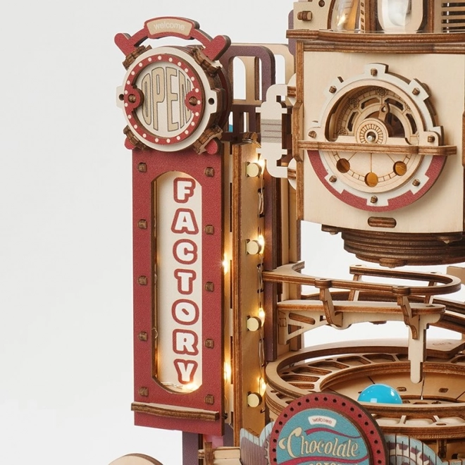 RoboTime 3D układanka kulkowa fabryka czekolady