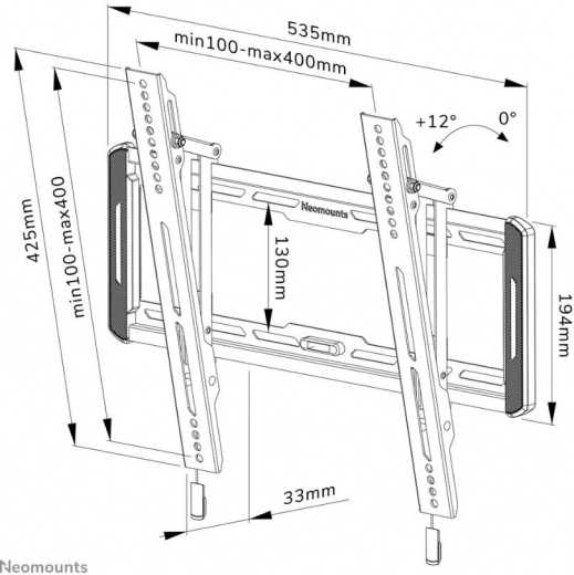 Płynny kąt pochylenia do 12° dla perfekcyjnego widoku