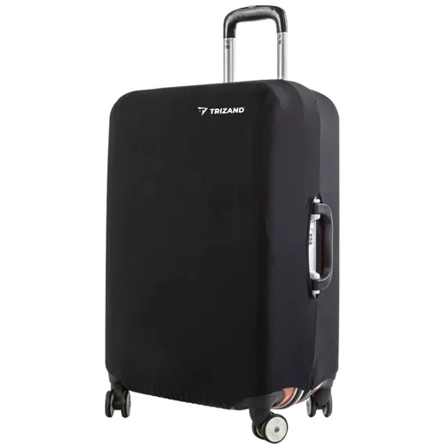 Trizand 23839 Pokrowiec na walizkę M 62 x 43 x 27 cm czarny