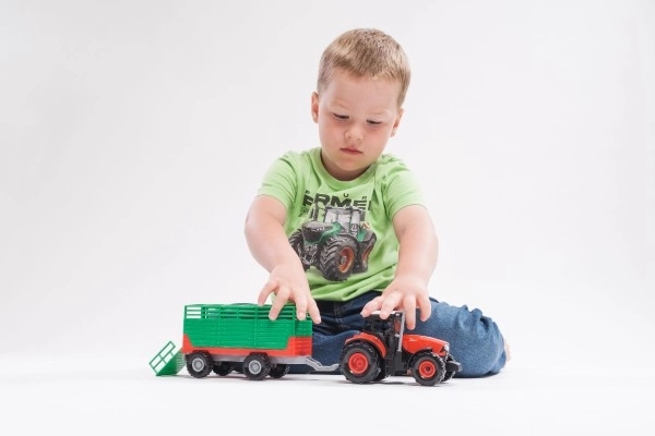 Traktor Zetor z przyczepą z efektami świetlnymi i dźwiękowymi - 36 cm