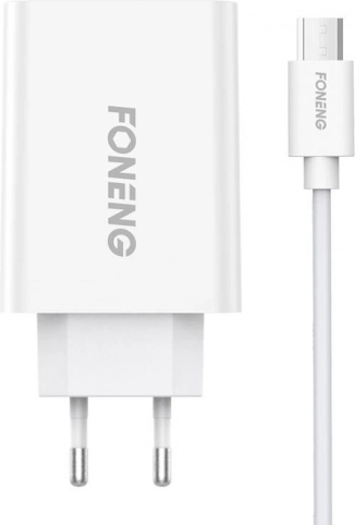 Szybka ładowarka Foneng 10,5 W z 1× USB i kablem micro USB