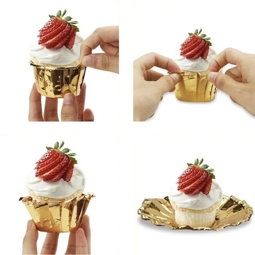 Papilotki na muffiny - zestaw 50 szt. Ruhhy 24376