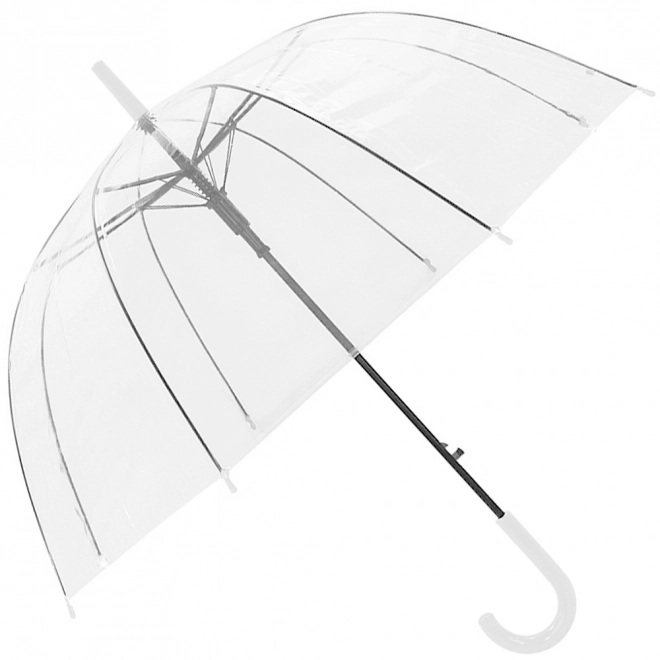 Przezroczysty ślubny parasol