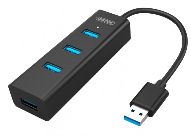 Rozdzielacz 4x USB 3.0; BC1,2; CZARNY