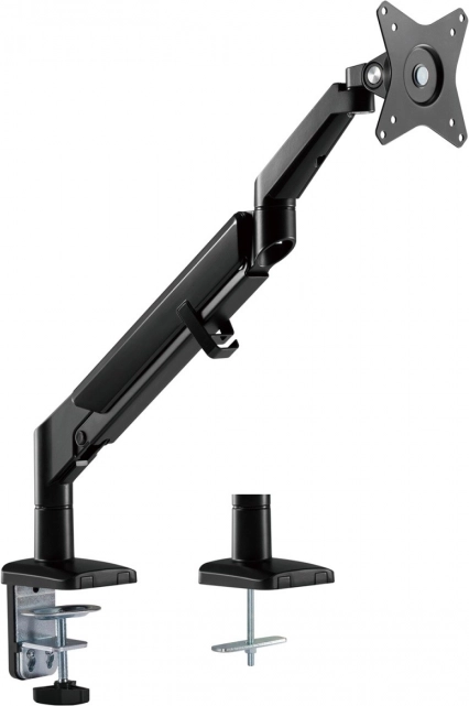 Ergonomiczny uchwyt do monitora z sprężyną gazową czarny