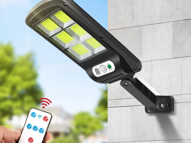 Lampa solarna z czujnikiem ruchu i zmianą światła