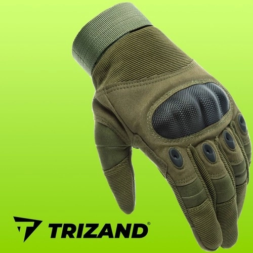 Taktyczne rękawice L khaki Trizand 21771