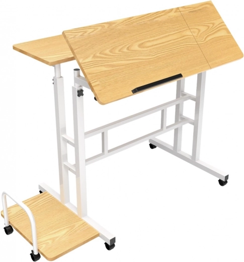 Boczna półka i mobilność na kółkach