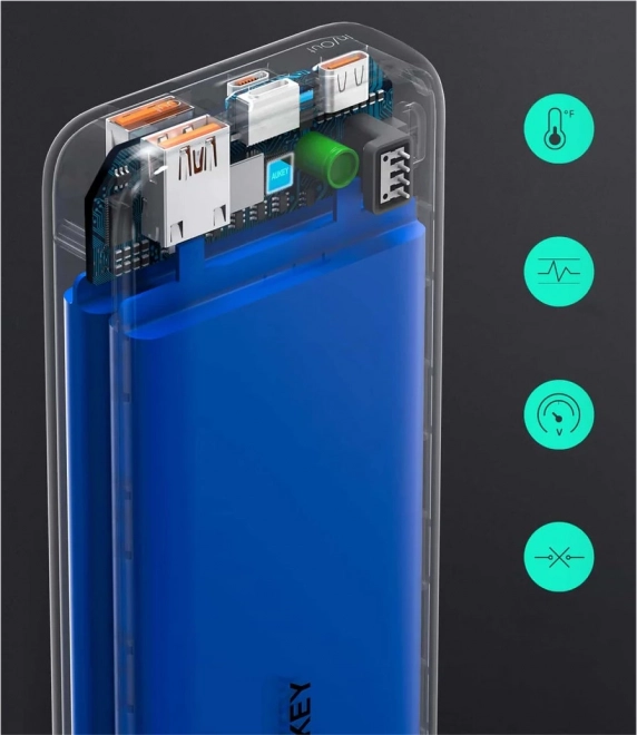 Powerbank Aukey, 20000mAh, szybkie ładowanie