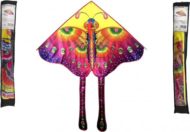 Latawiec z nylonu z motywem motyla 145 × 80 cm