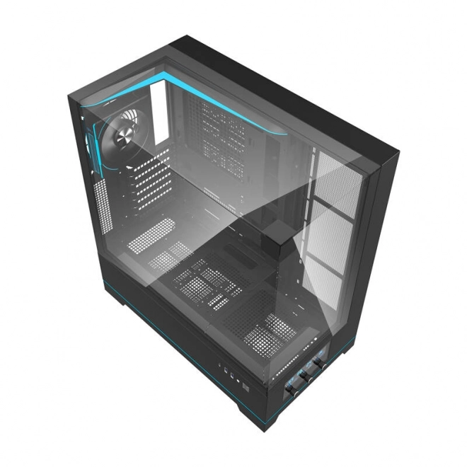 Obudowa komputerowa Darkflash DY450 PRO z wentylatorem czarna