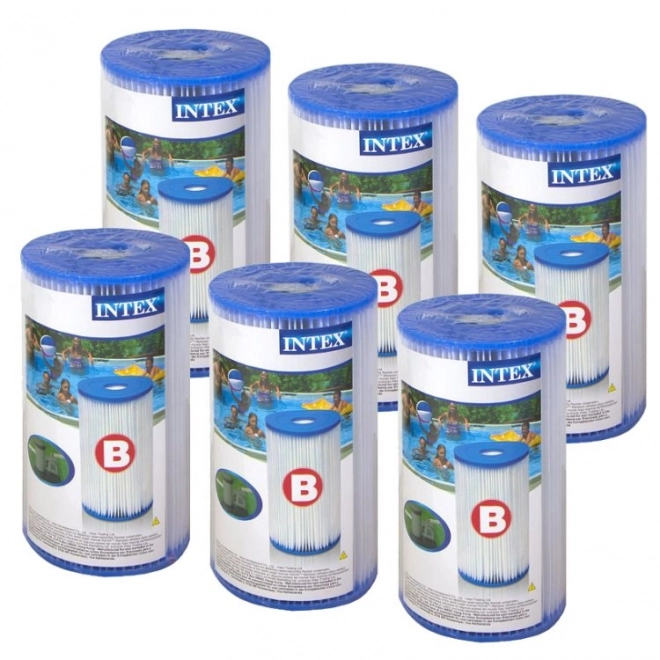 Zestaw filtrów Intex Typ B 6 szt.
