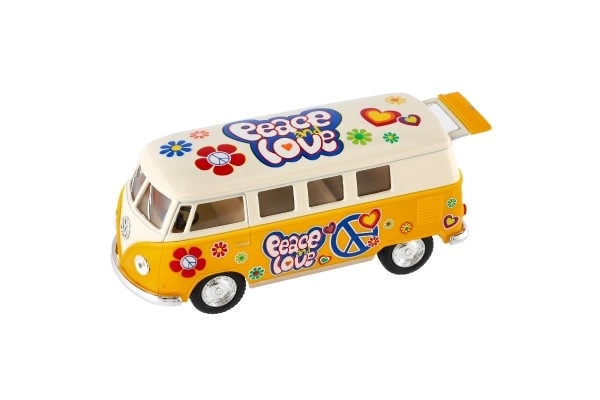 Autobus Kinsmart VW Klasyczny metal/plastik 13cm na napęd wsteczny