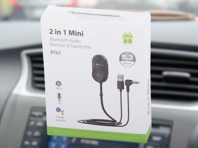 Adapter Bluetooth do auta z bass boostem