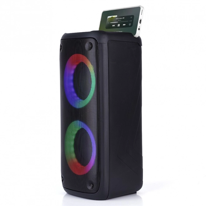 FUNBOX Głośnik BT MT3181 Bluetooth 5.0/TWS/MP3/MicroSD/USB/AUX/EQ/Jack 6.3/RGB/USB-C/RMS 40W/PMPO 1000W