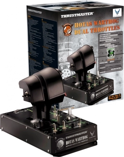 Joystick HOTAS WARTHOG do PC z podwójnymi przepustnicami