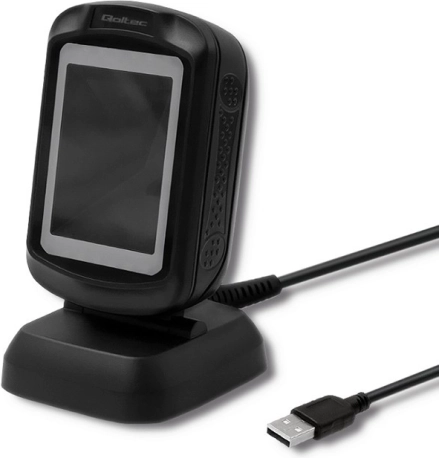 Stacjonarny czytnik kodów kreskowych 1D i 2D z USB