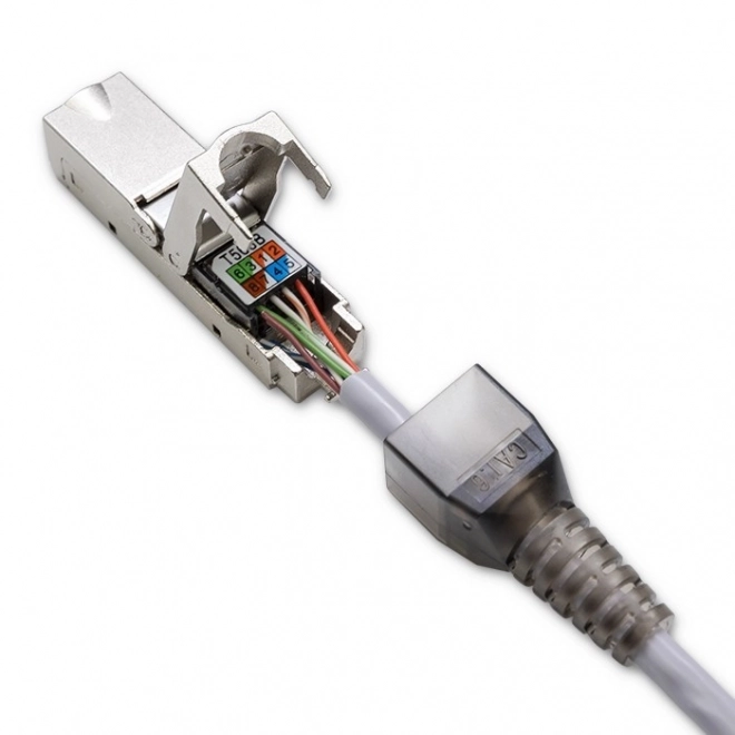 Beznarzędziowy konektor RJ45 STP Cat6