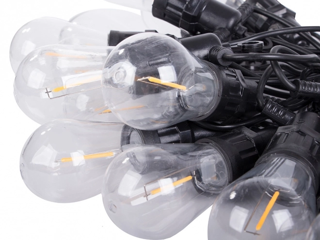 Ogrodowa girlanda świetlna z 20 żarówkami LED