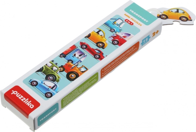 Puzzle Pojazdy dla Dzieci – 16 Elementów
