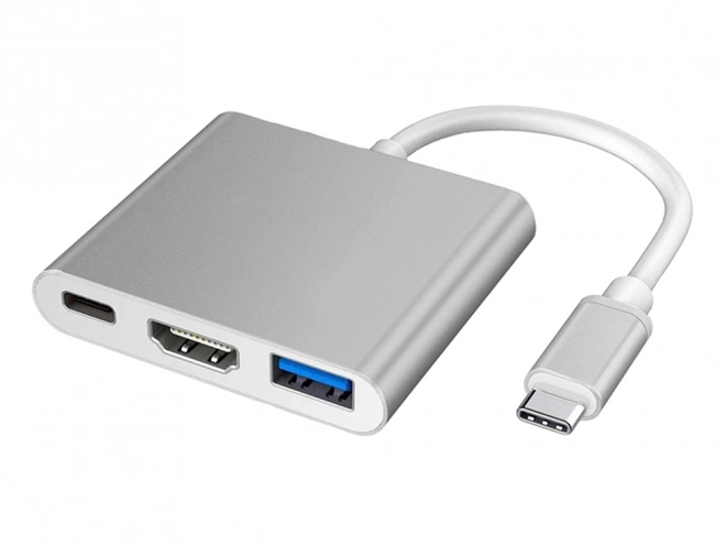 Adapter 3w1 USB-C HDMI 4K