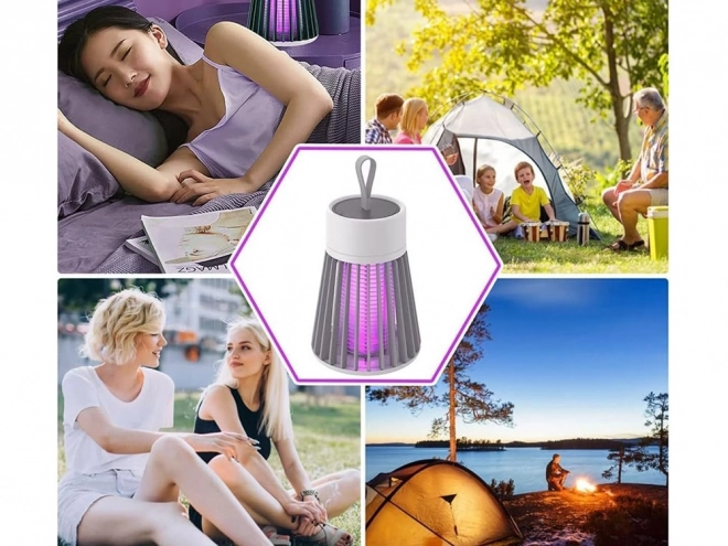 Lampa UV przeciw owadom z elektryczną pułapką