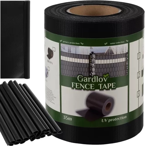 Ogrodowa taśma osłonowa 19 × 35 m 450 g/m² Gardlov – czarna