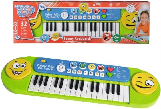 Zabawny dziecięcy instrument klawiszowy z 32 klawiszami