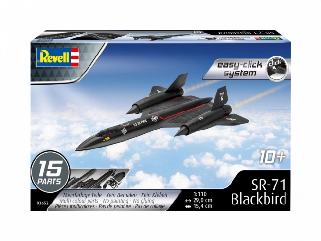 Plastikowy model SR-71 Blackbird Easy-Click 1/110