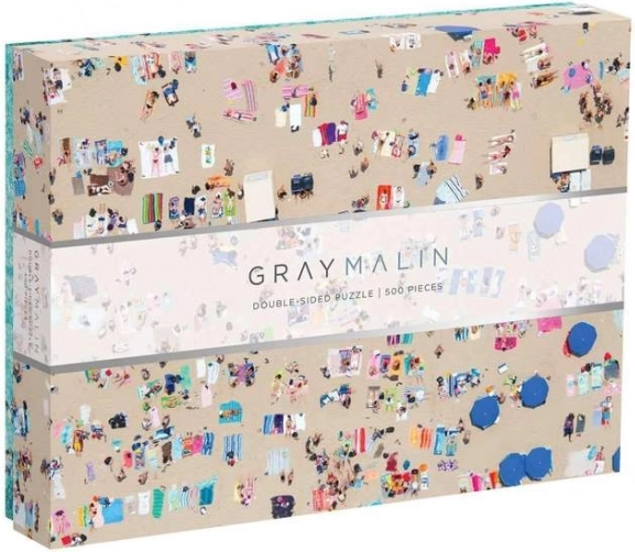 dwustronne puzzle Gray Malin plaża 500 elementów