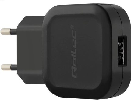 Ładowarka sieciowa Qoltec 12 W 5 V 2.4 A z portem USB