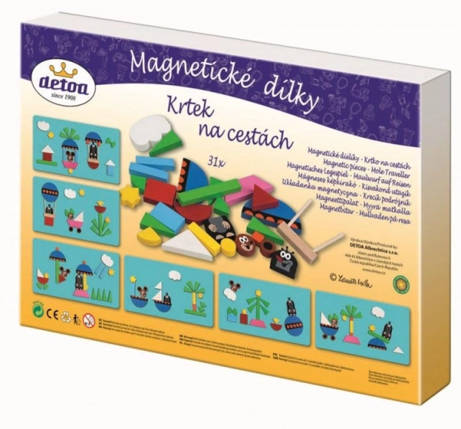 Magnetyczna układanka - Krecik