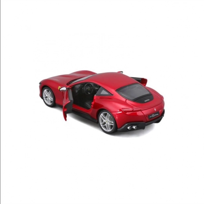 Metalowy samochodzik Ferrari Roma w kolorze czerwonym