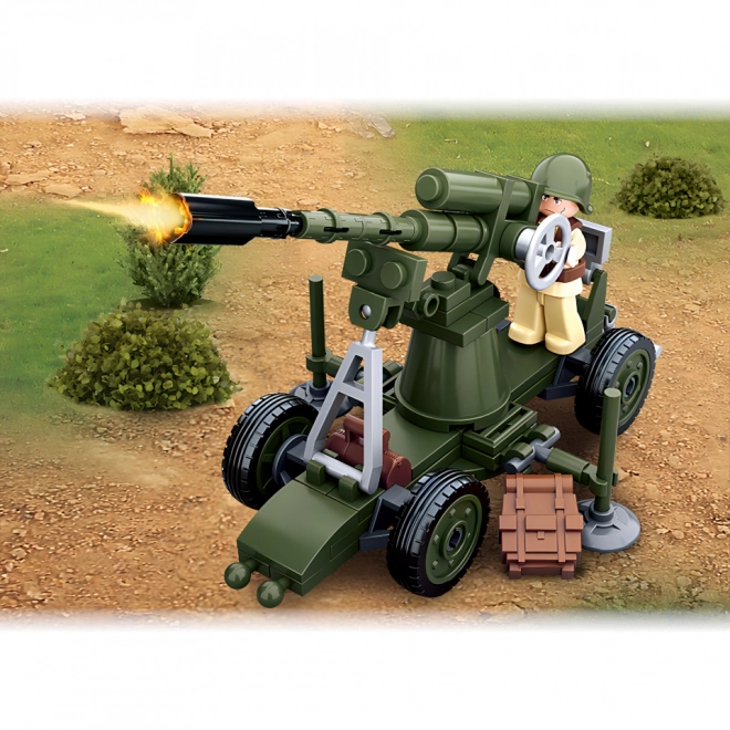 Sluban WWII M38-B0678C 4w1 Działko przeciwlotnicze