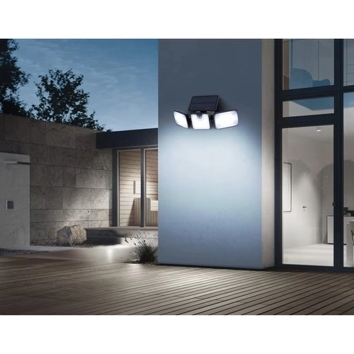 Solarná lampa ogrodowa 180 LED z czujnikiem ruchu i zmierzchu