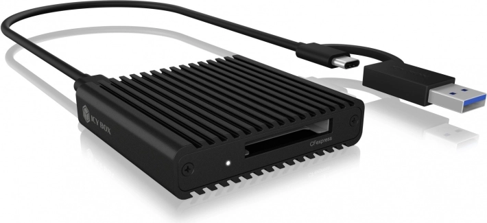 czytnik kart CFexpress z USB 3.2 Gen 2, USB‑C i USB‑A