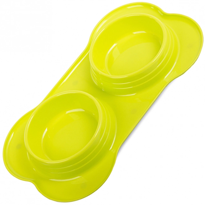 Podwójna miska dla psów i kotów 400 ml x 2