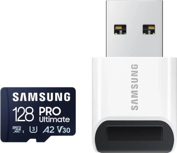 karta pamięci samsung microsdxc pro ultimate 128 gb, 200 mb/s, uhs-i u3 v30 a2