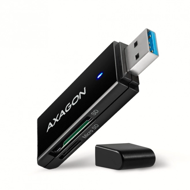 Zewnętrzny czytnik kart USB-A 3.2 Gen 1 AXAGON z obsługą UHS-I